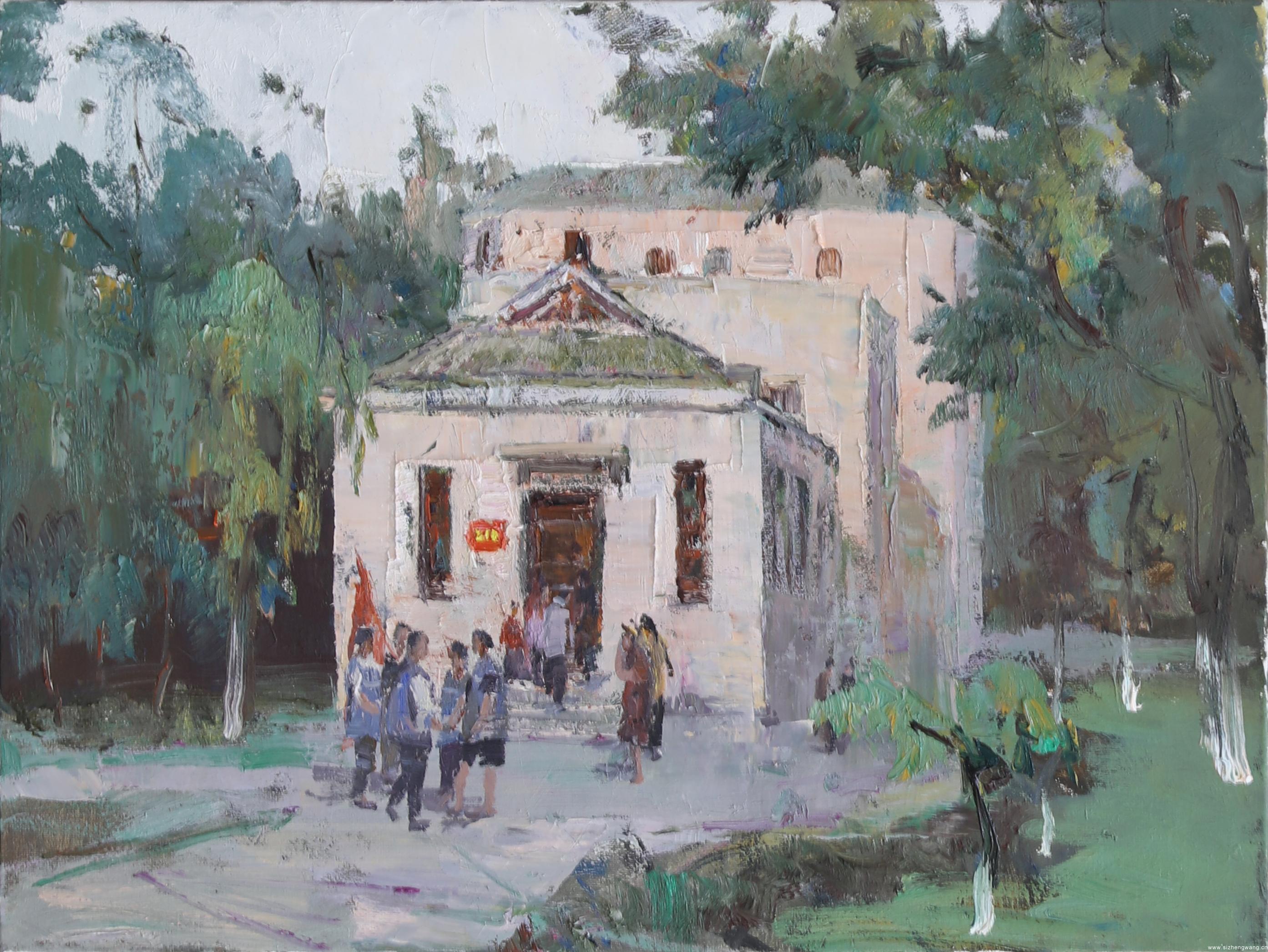 乔正东《杨家岭旧居》